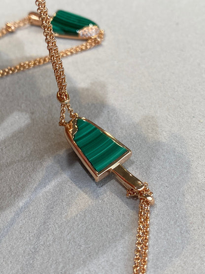 BVL ICE CREAM BAR MALACHITE BRACELET