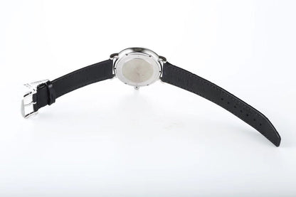 IWC Portofino 40mm Cream Dial Steel Case Black Leather Strap