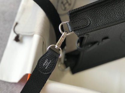 Mini Evelyne 18cm Togo Silver Hardware