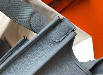 HM EVELYNE BAG 28 BLUE TOGO