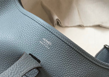 HM EVELYNE BAG 28 BLUE TOGO