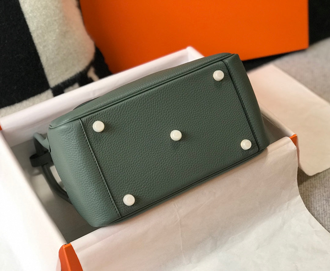 HM LINDY 30 BAG PINE TAURILLON CLEMENCE LEATHER