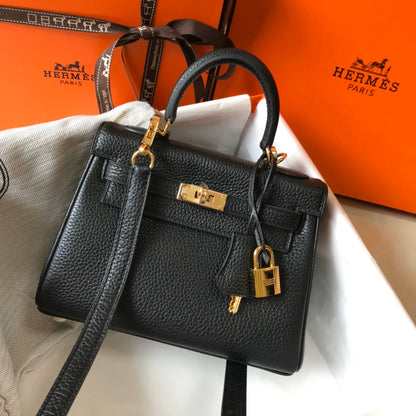 HM Mini Kelly 20cm Togo Leather Gold Hardware