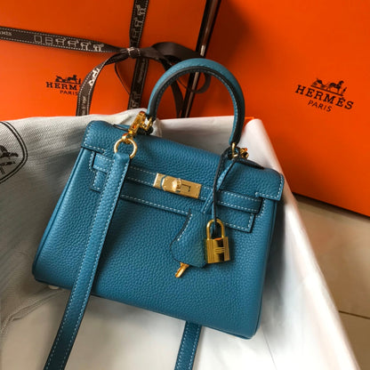 HM Mini Kelly 20cm Togo Leather Gold Hardware
