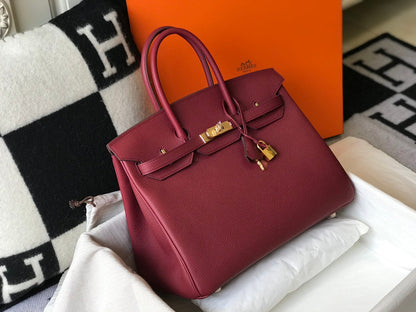 HM BIRKIN 35CM BAG JAM TOGO GOLD HARDWARE