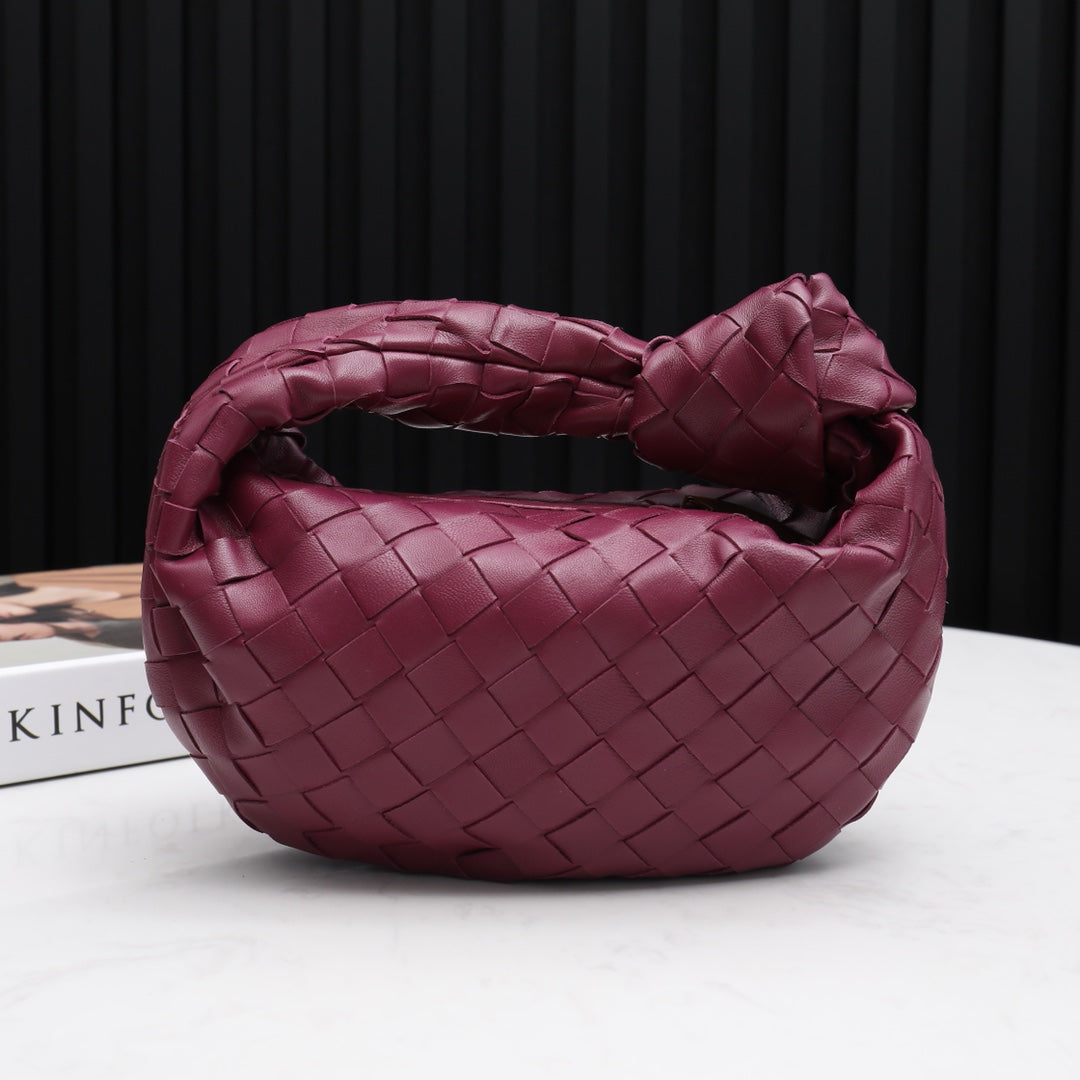 mini jodie 28 burgundy lambskin