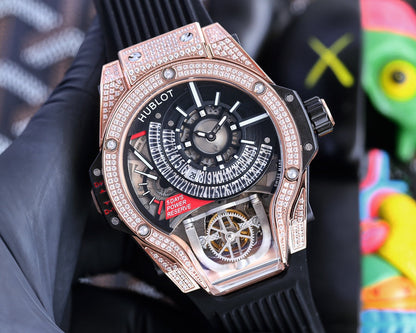 Hublot MP-09 Tourbillon Bi-Axis Rose Gold Case 45mm Watch