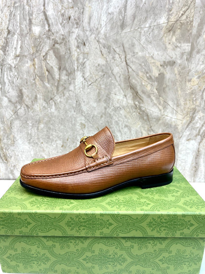 GG Men's Horsebit Loafer Brown Cowhide 522563