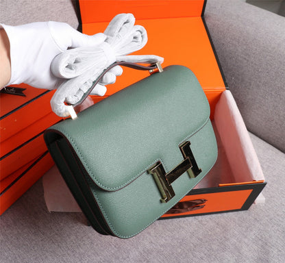 HM CONSTANCE BAGS 18 HUNTER EPSOM LAMBSKIN