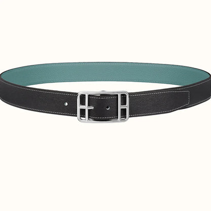 HM Cape Cod 32mm Reversible Belt Green Black Leather 187796