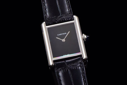 TANK MUST NO NUMERALS STEEL CASE BLACK DIAL