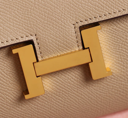 HM CONSTANCE BAGS DAKANG 20.5 BEIGE EPSOM