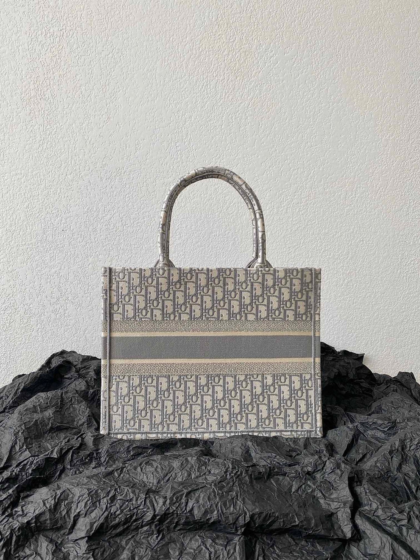 Medium CD Book Tote 36cm Grey