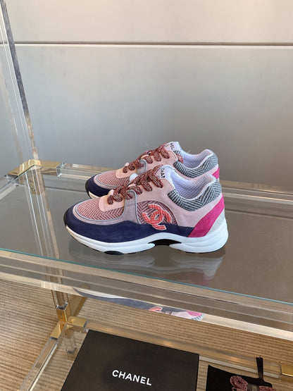 CC Sneaker In Multicolor Suede 145632
