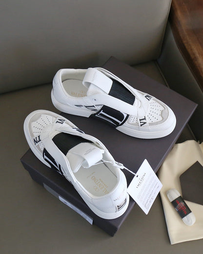 VT 25 Slip-On VL7N Sneaker White Black Cowhide