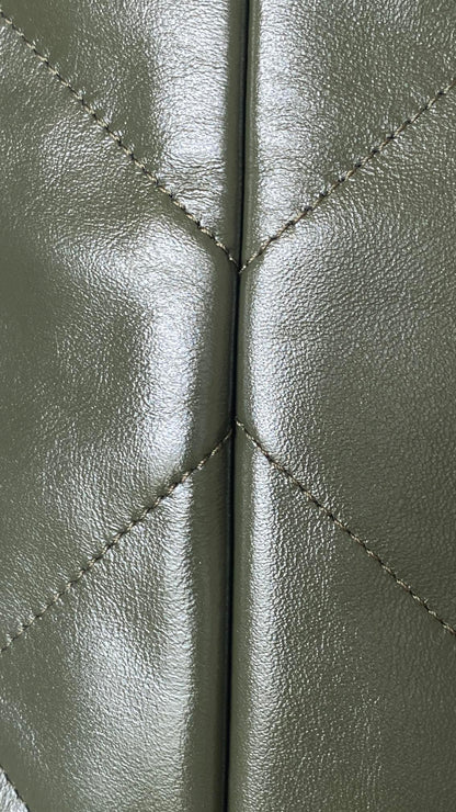 Chanel 25 Bag Dark Green Soft Calfskin