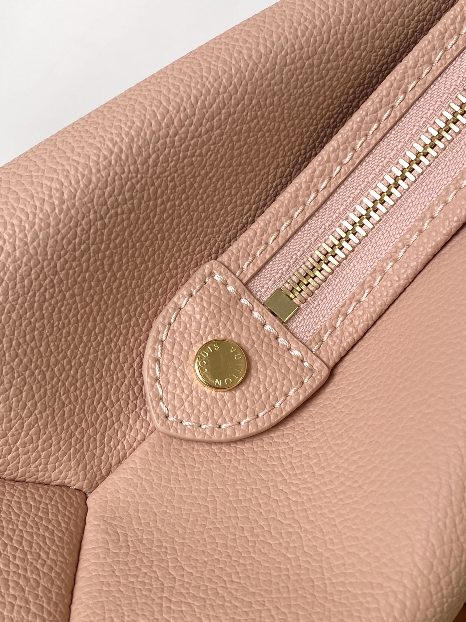 LV Petit Palais Bag Pink White Cowhide 241147