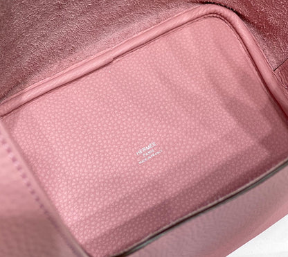 HM PICOTIN LOCK 18 PINK TOGO LEATHER