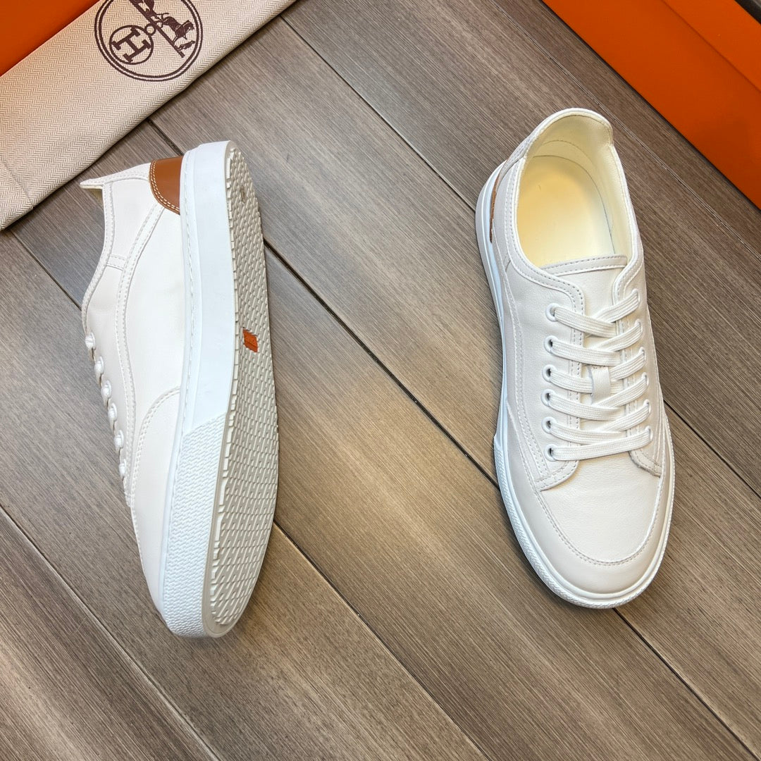 HM GET SNEAKER WHITE CALFSKIN