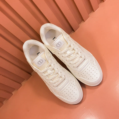 CD B27 LOW-TOP SNEAKER WHITE MESH CALFSKIN