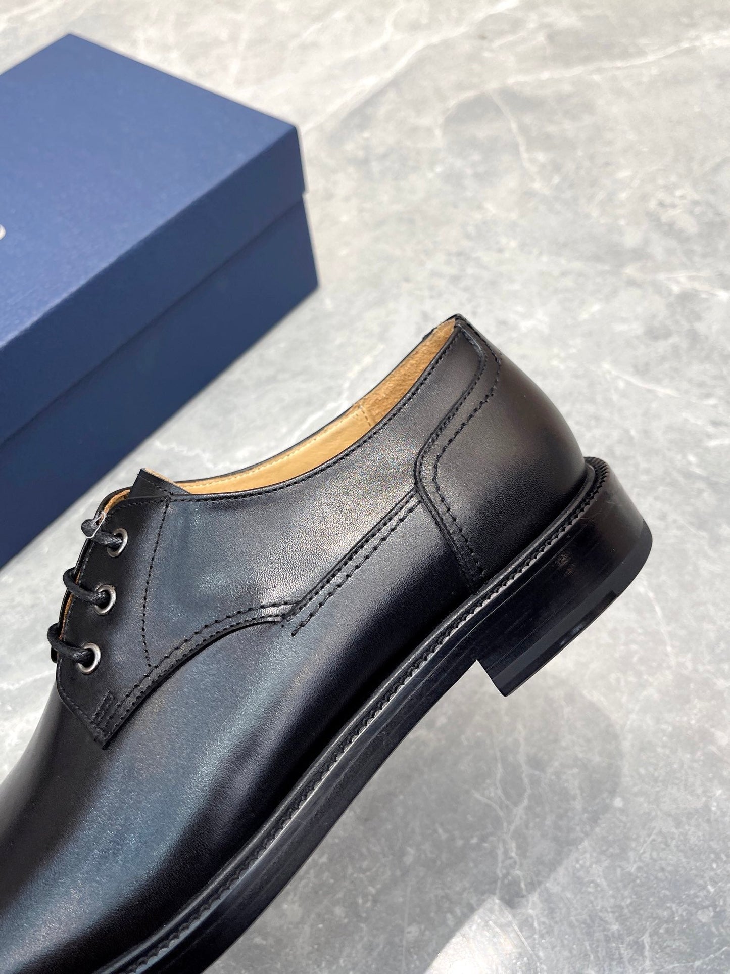 CD HOMME LOAFER BLACK CALFSKIN