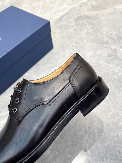 CD HOMME LOAFER BLACK CALFSKIN
