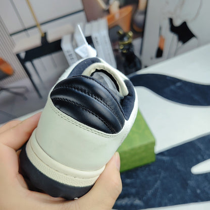 GG Men's MAC80 Sneaker White Black Cowhide 523623