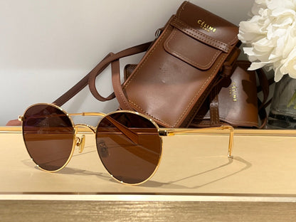 SUNGLASS CL40100 IN METAL MINERAL GLASS LENSES