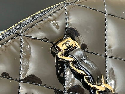 Chanel 2025 Bag Black Patent Leather