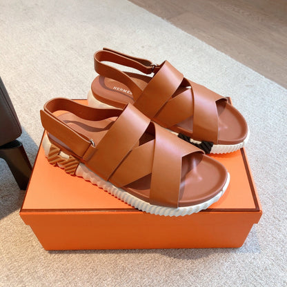 HM ELECTRIC SANDAL FIRE CALFSKIN