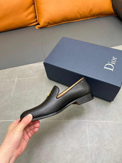 CD SPARROW LOAFER BLACK CALFSKIN