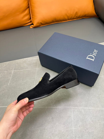 CD SPARROW LOAFER BLACK SUEDE