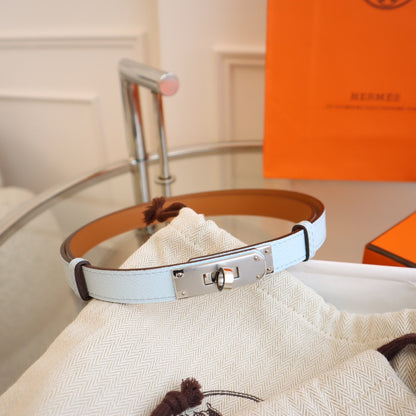 hm kelly belt 18mm cloud blue epsom leather