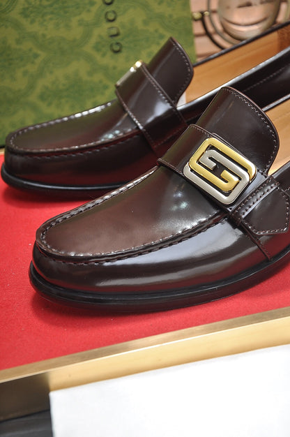 GG Men's Loafer Brown Cowhide 560954