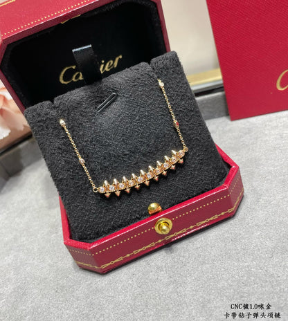 CLASH PINK GOLD NECKLACE