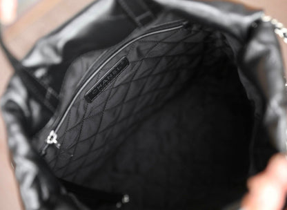 CC 2025 Backpack 34cm Black Soft Calfskin 335087