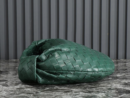 bv teen jodie 36cm dark green lambskin
