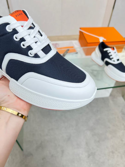 GIGA SNEAKER CHARCOAL BLUE CALFSKIN