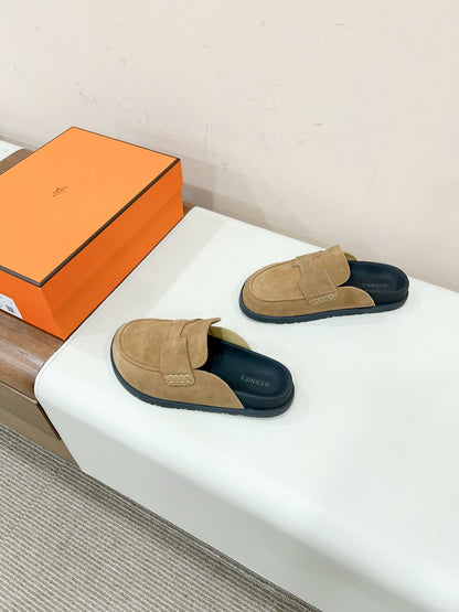 HM GO MULE SUEDE