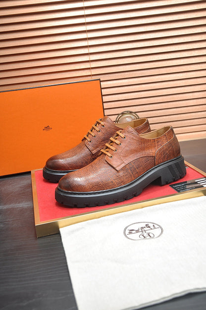 HM DANIEL TRAMPING SHOE BRONZE WRINKLE CALFSKIN