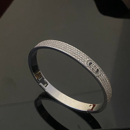 H Pig Nose Full Diamond Bracelet