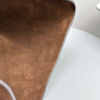 The Row Margaux 15 38cm Tote Bag In Suede