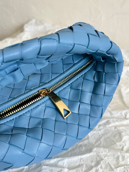 mini jodie 28 blue lambskin