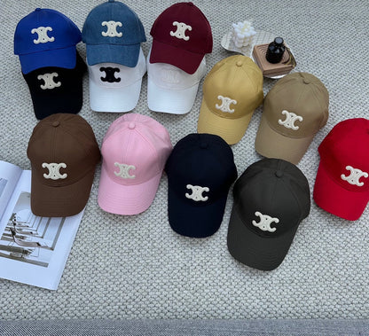 celin base ball cap triomphe in cotton