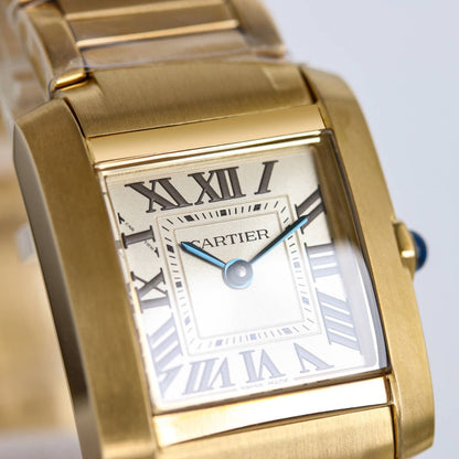 TANK FRANCAISE GOLD GREY DIAL