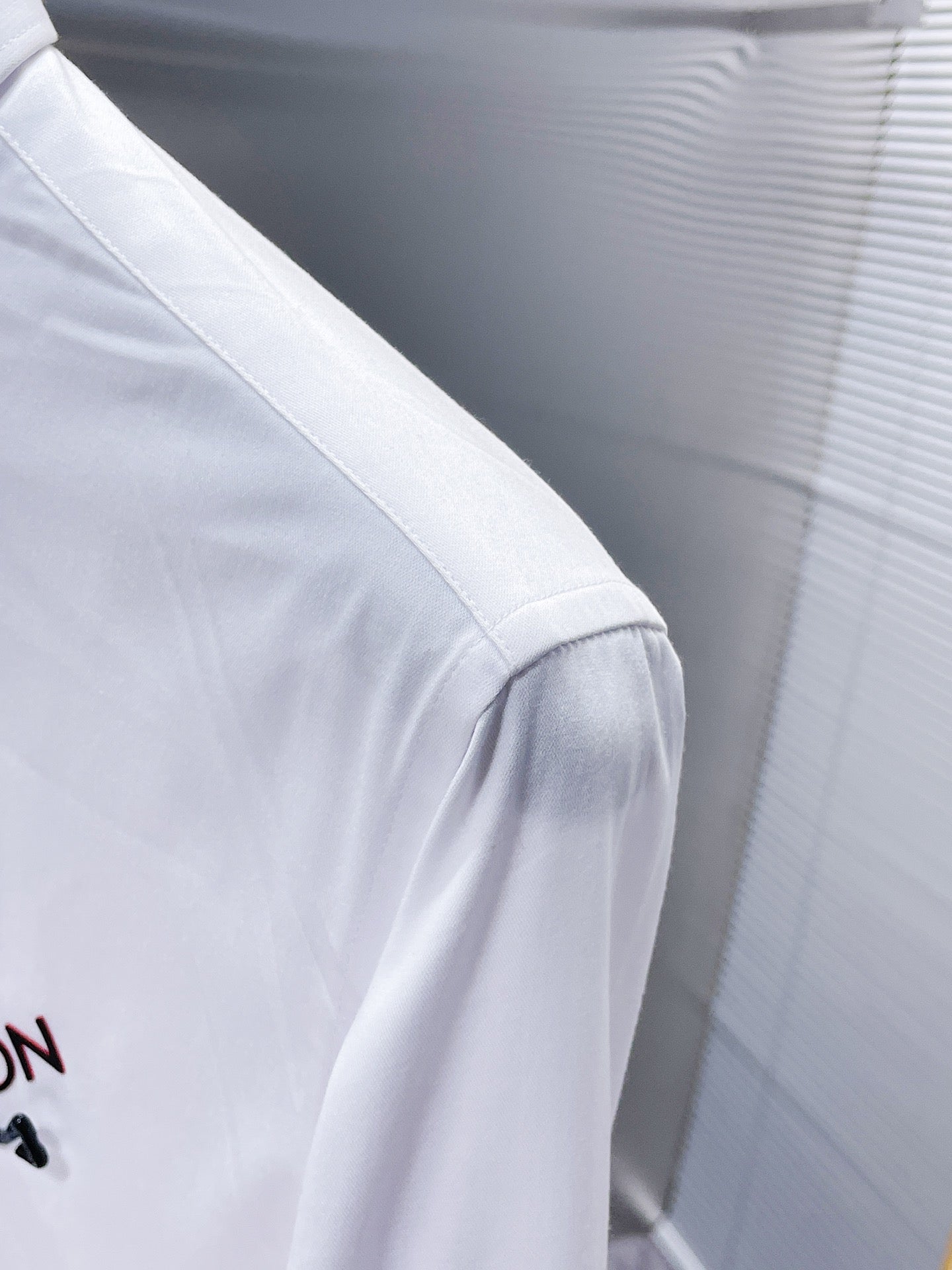 LV BASIC LONG-SLEEVED SHIRT WHITE COTTON 238818