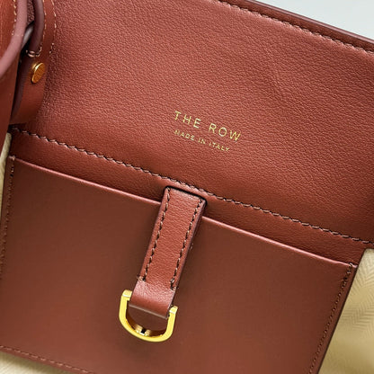 The Row Margaux 10 26cm Tote Bag In Smooth Calfskin