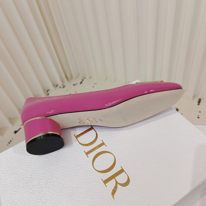 Miss Dior Pump 40mm In Deep Pink Cowhide 111366