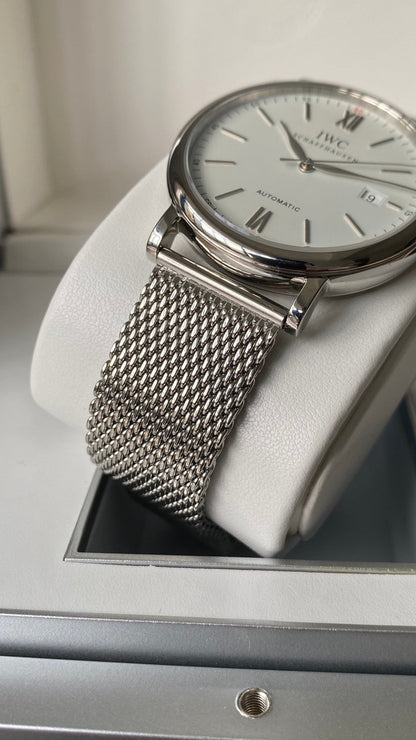 IWC Portofino V2 40mm White Dial Steel Case
