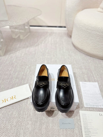 CD Boy Platform Loafer In Black Cowhide 988788